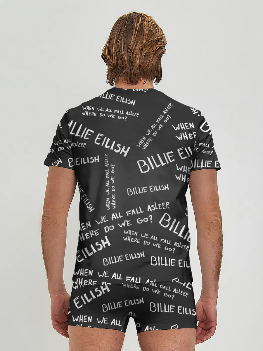 Мужские трусы с футболкой / BILLIE EILISH - Where Do We Go