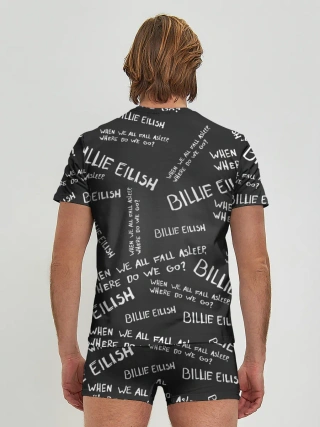 Мужские трусы с футболкой / BILLIE EILISH - Where Do We Go