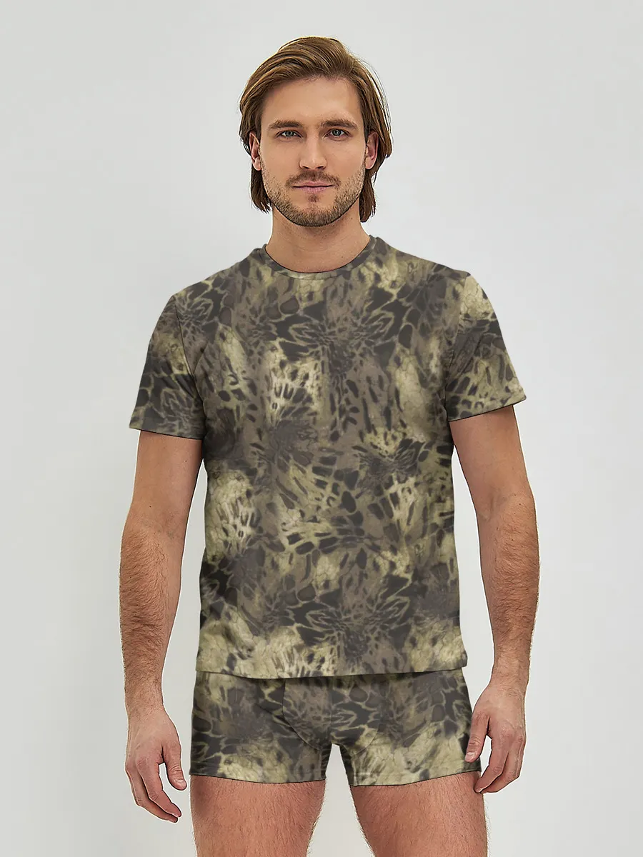 Мужские трусы с футболкой / Камуфляж Prym1 Woodlands Camo