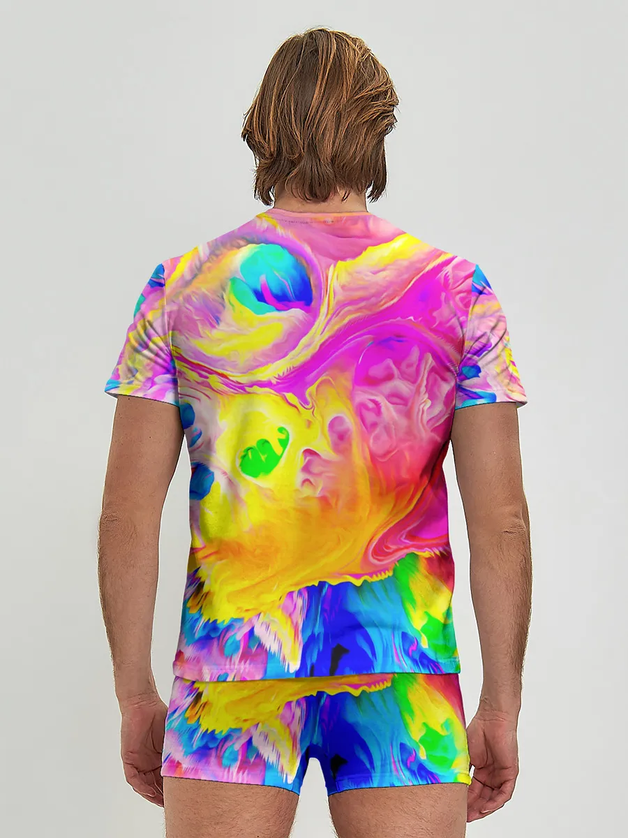 Мужские трусы с футболкой / КРАСКИ