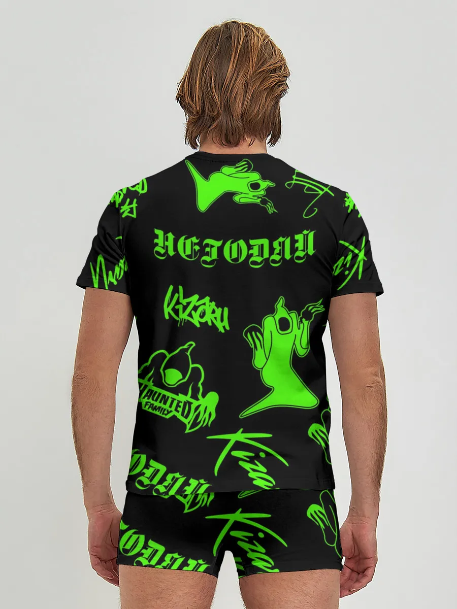 Мужские трусы с футболкой / KIZARU / HAUNTED FAMILY