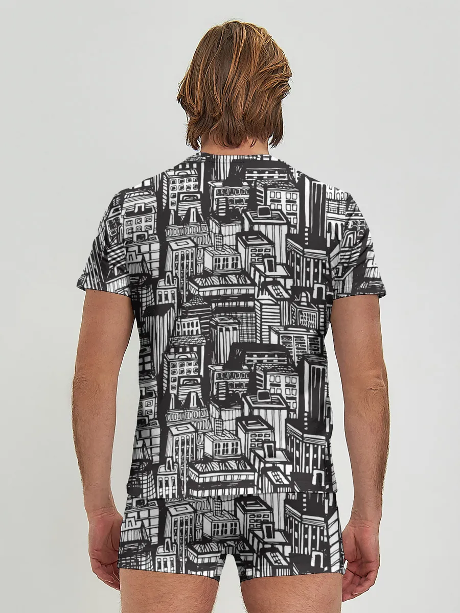 Мужские трусы с футболкой / Бесконечный город