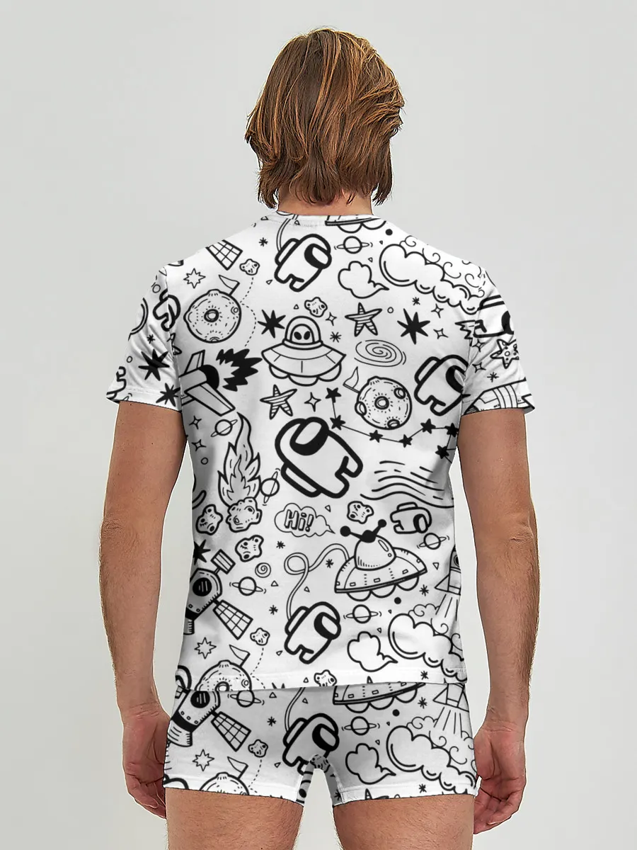 Мужские трусы с футболкой / AMONG US