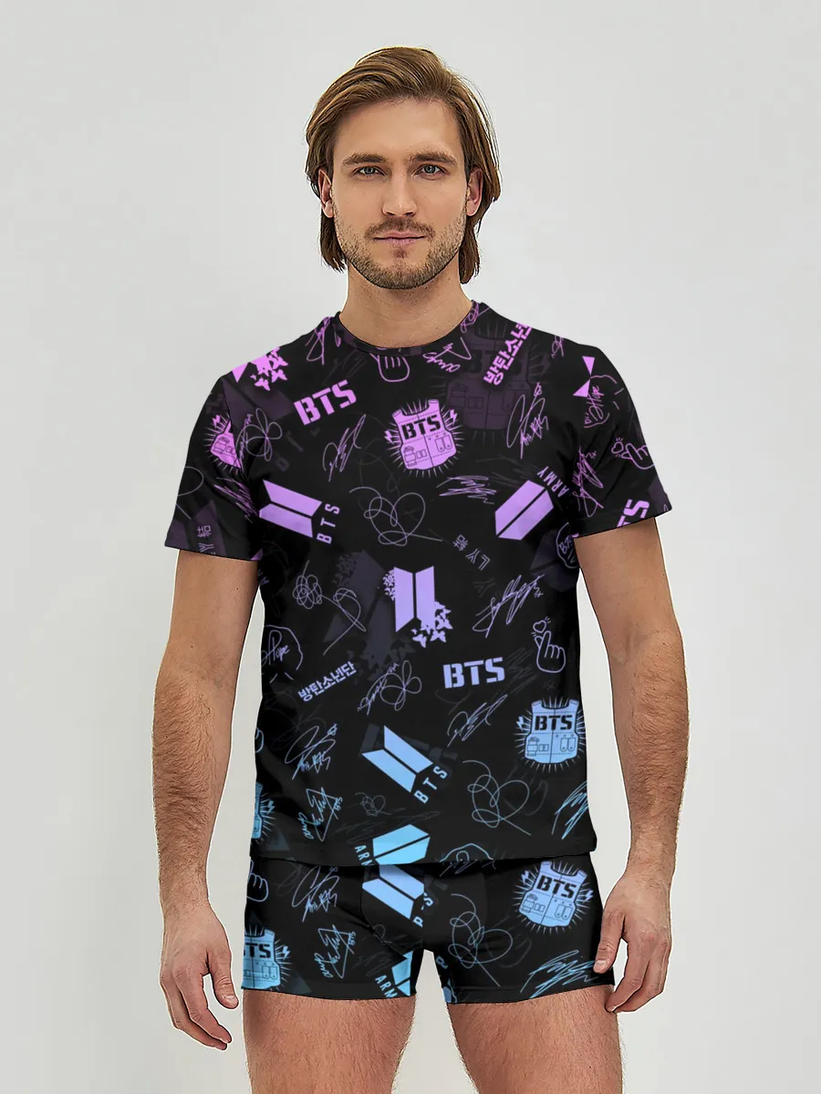 Мужские трусы с футболкой / BTS