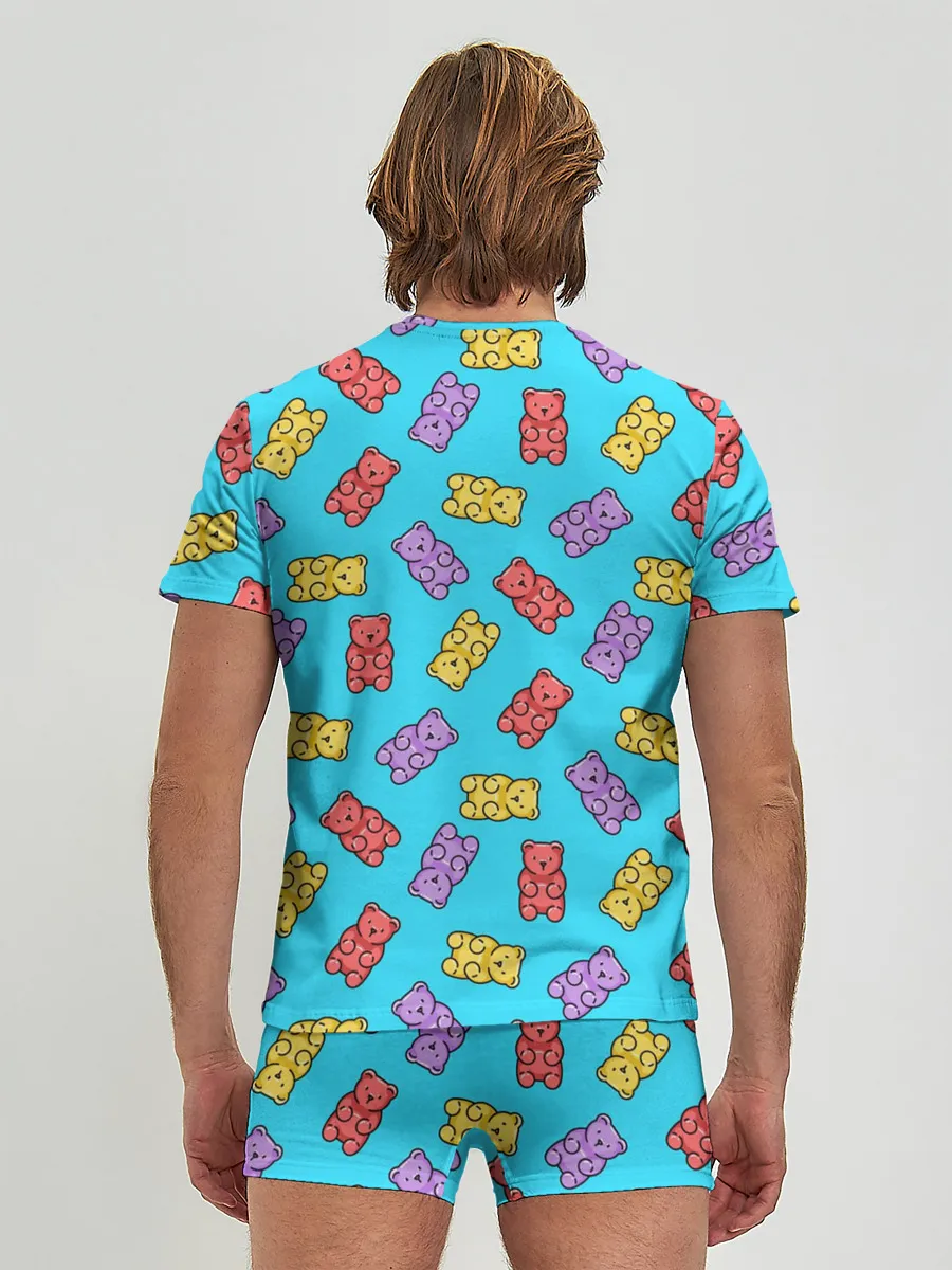 Мужские трусы с футболкой / Мармеладные мишки