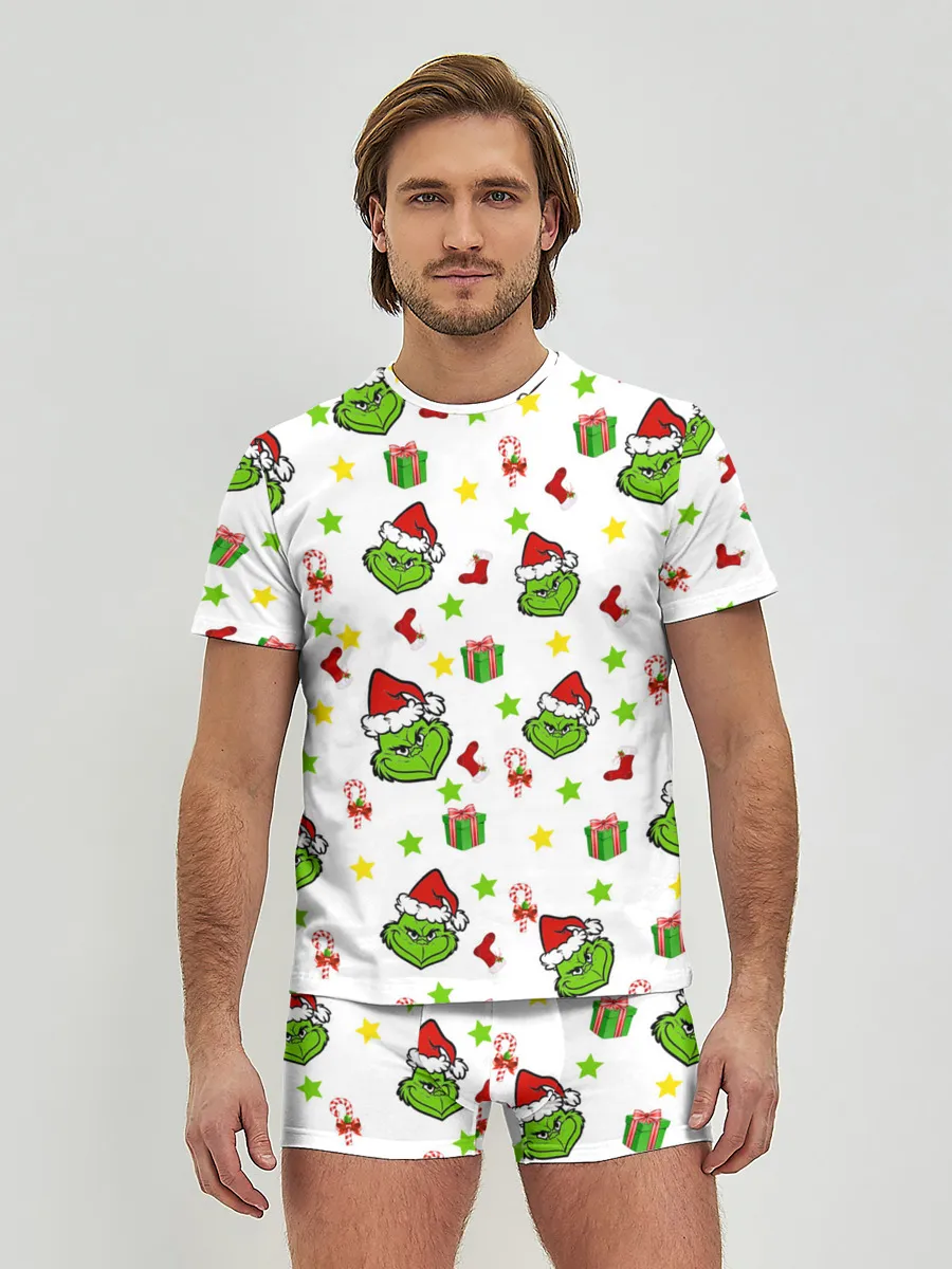 Мужские трусы с футболкой / Гринч