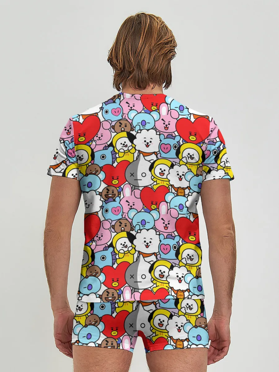 Мужские трусы с футболкой / BT21 / BTS