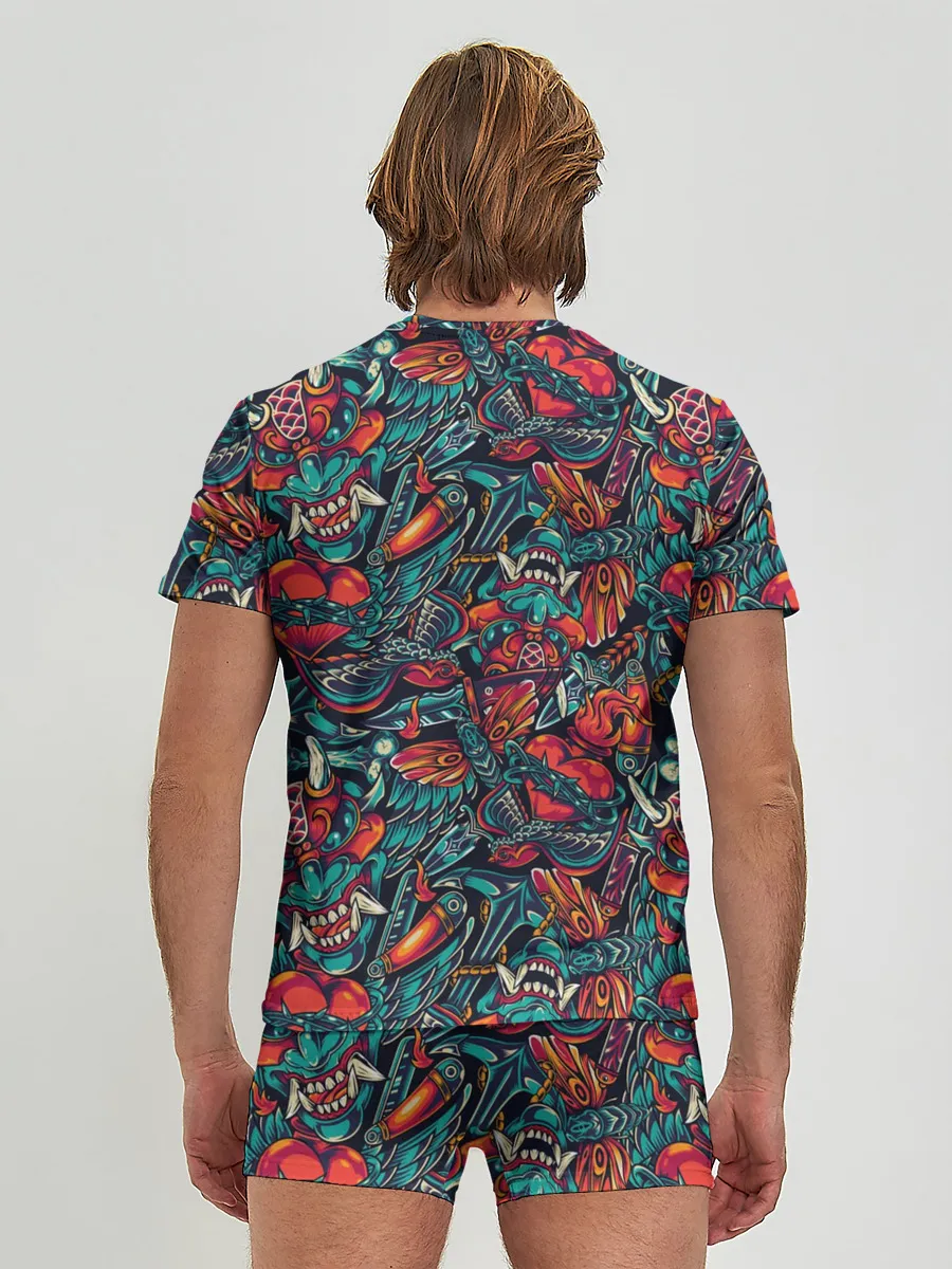 Мужские трусы с футболкой / Якудза