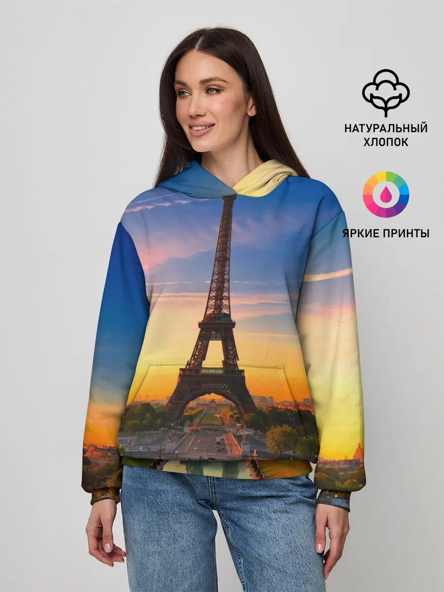 Женское худи / Эйфелева башня