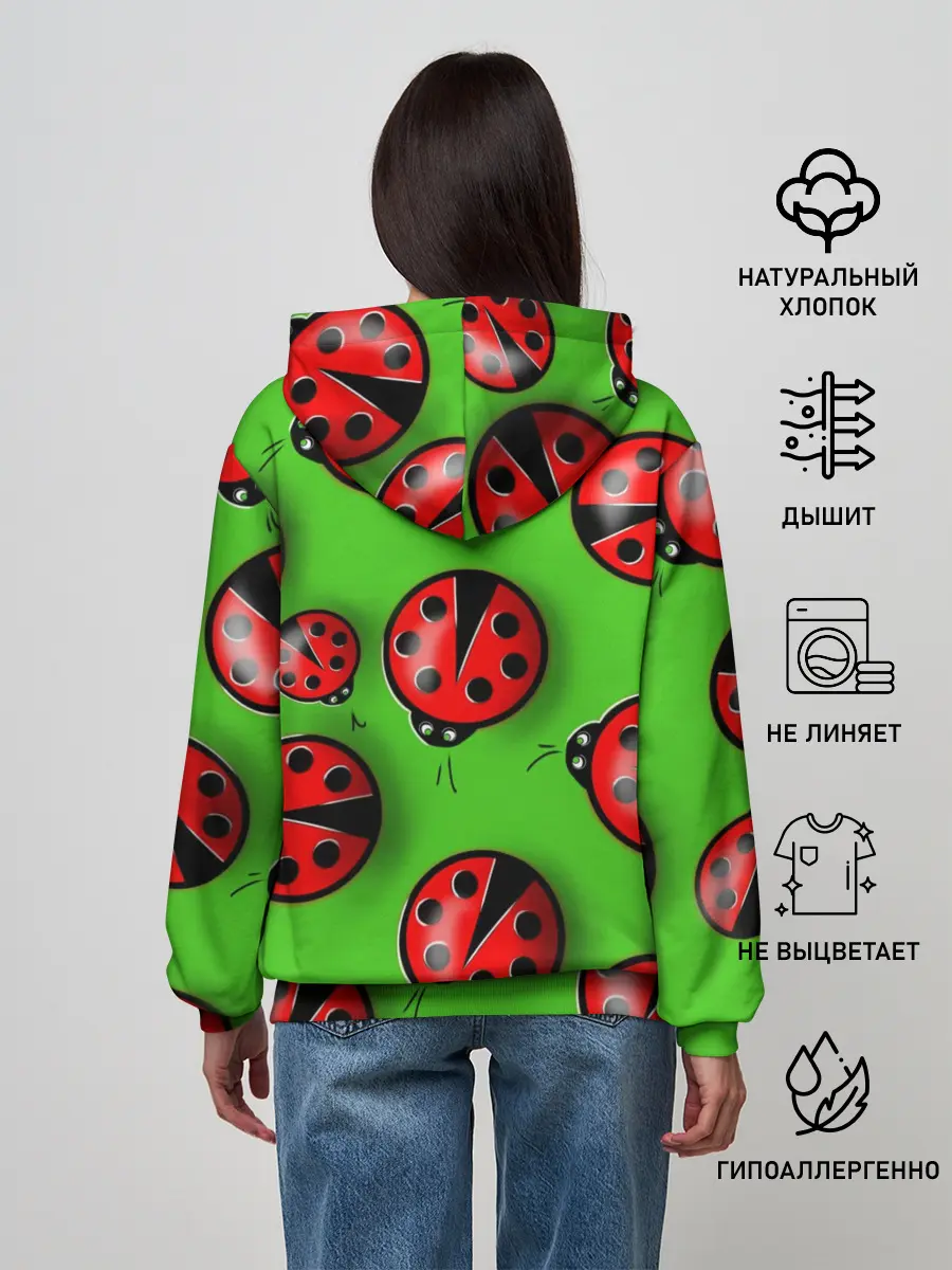Женское худи / Божьи коровки