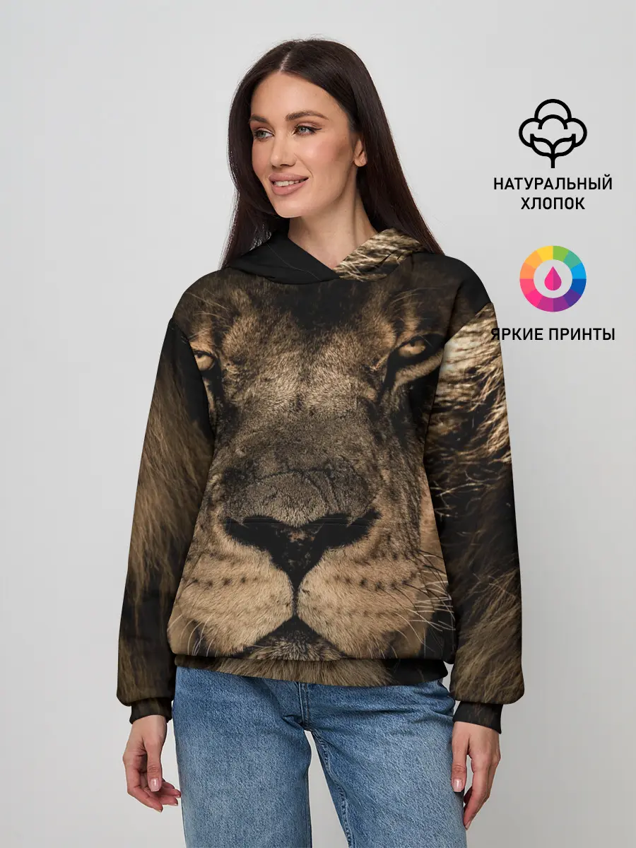 Женское худи / Лев