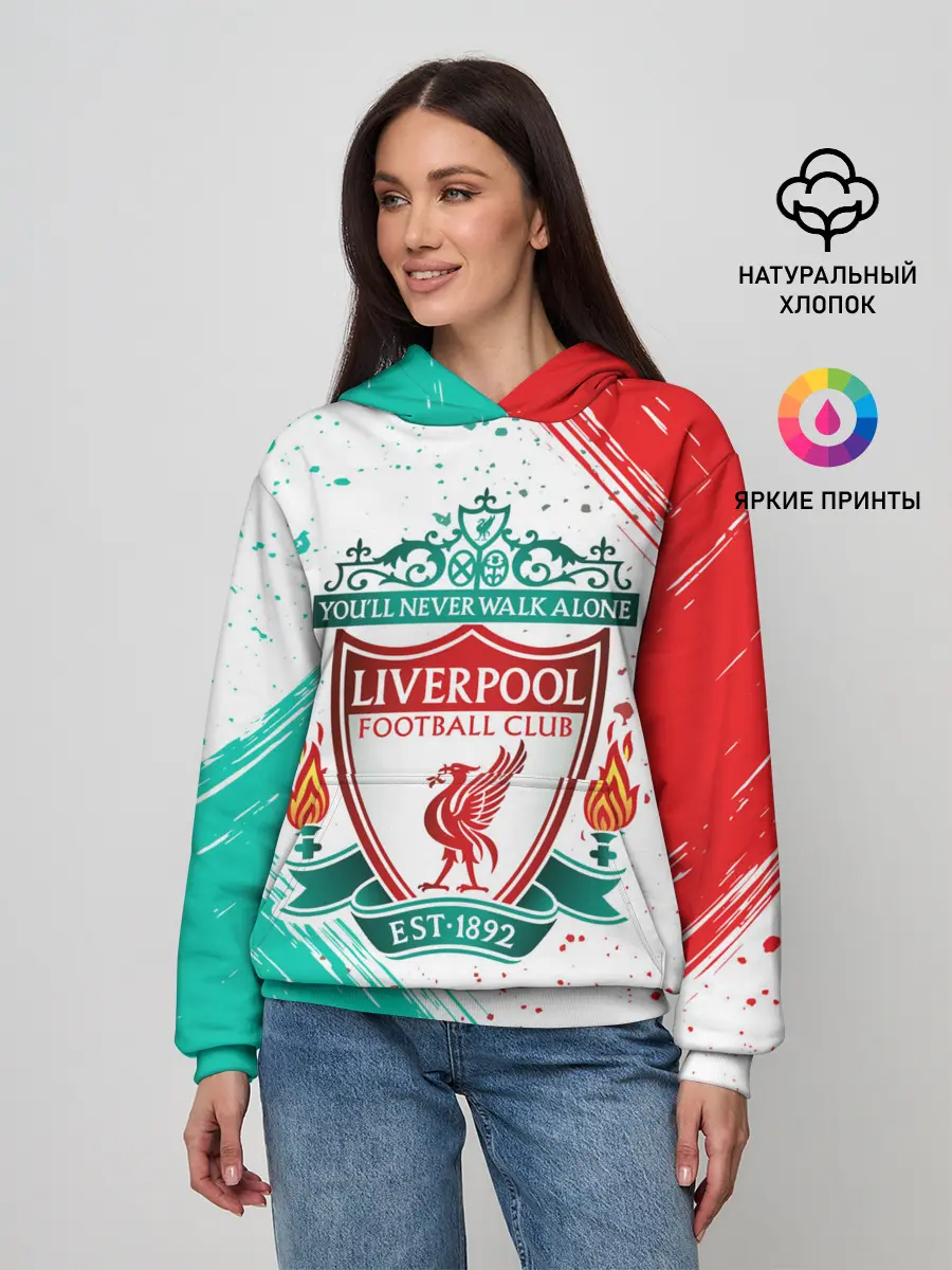Женское худи / LIVERPOOL / Ливерпуль