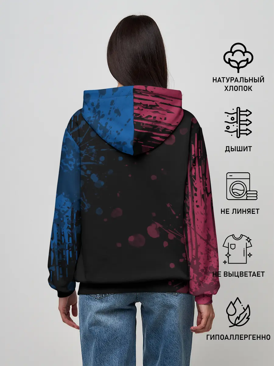 Женское худи / FC BARCELONA.