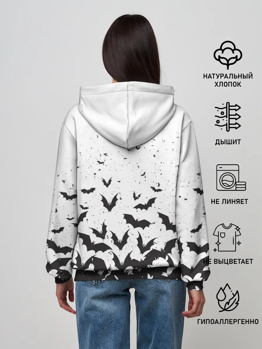 Женское худи / Летучие мыши