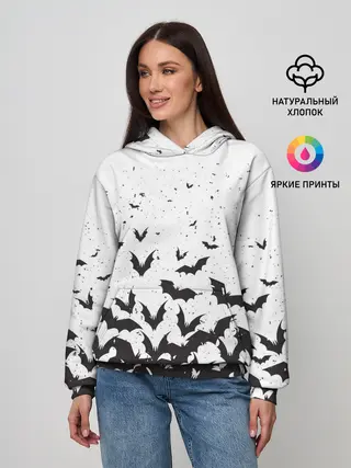 Женское худи / Летучие мыши