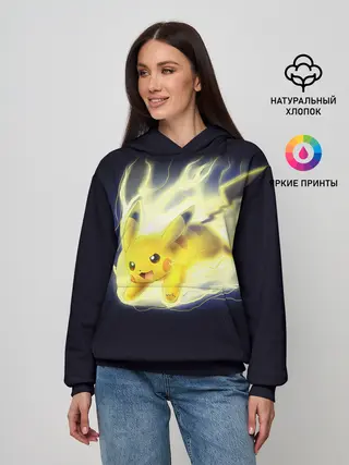 Женское худи / Pikachu Pika Pika