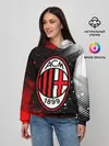 Женское худи / AC MILAN / МИЛАН