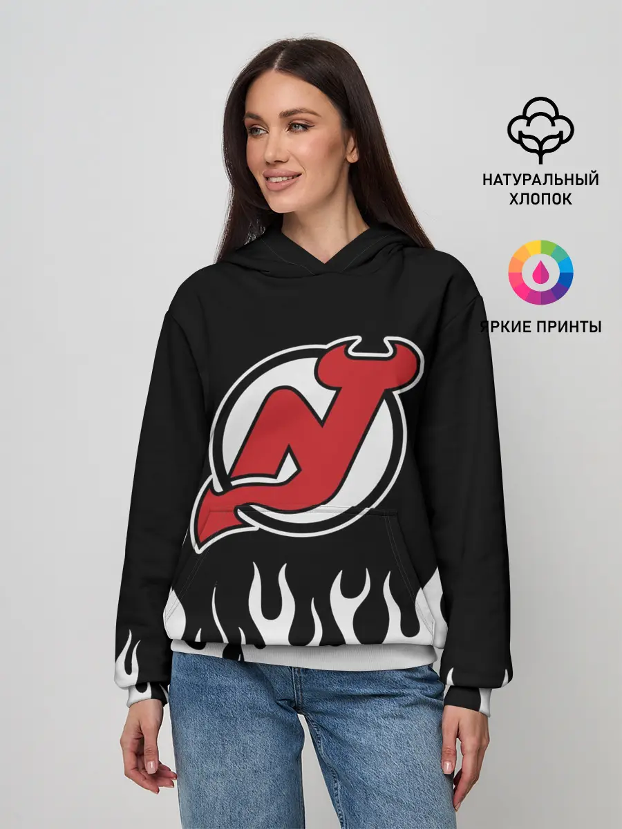 Женское худи / Нью-Джерси Девилз