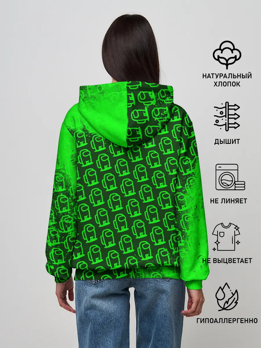 Женское худи / AMONG US / АМОНГ АС