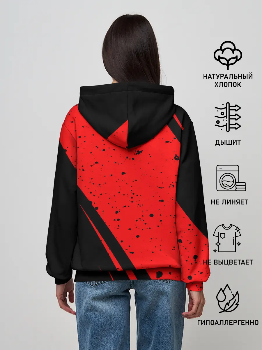 Женское худи / AC MILAN / МИЛАН