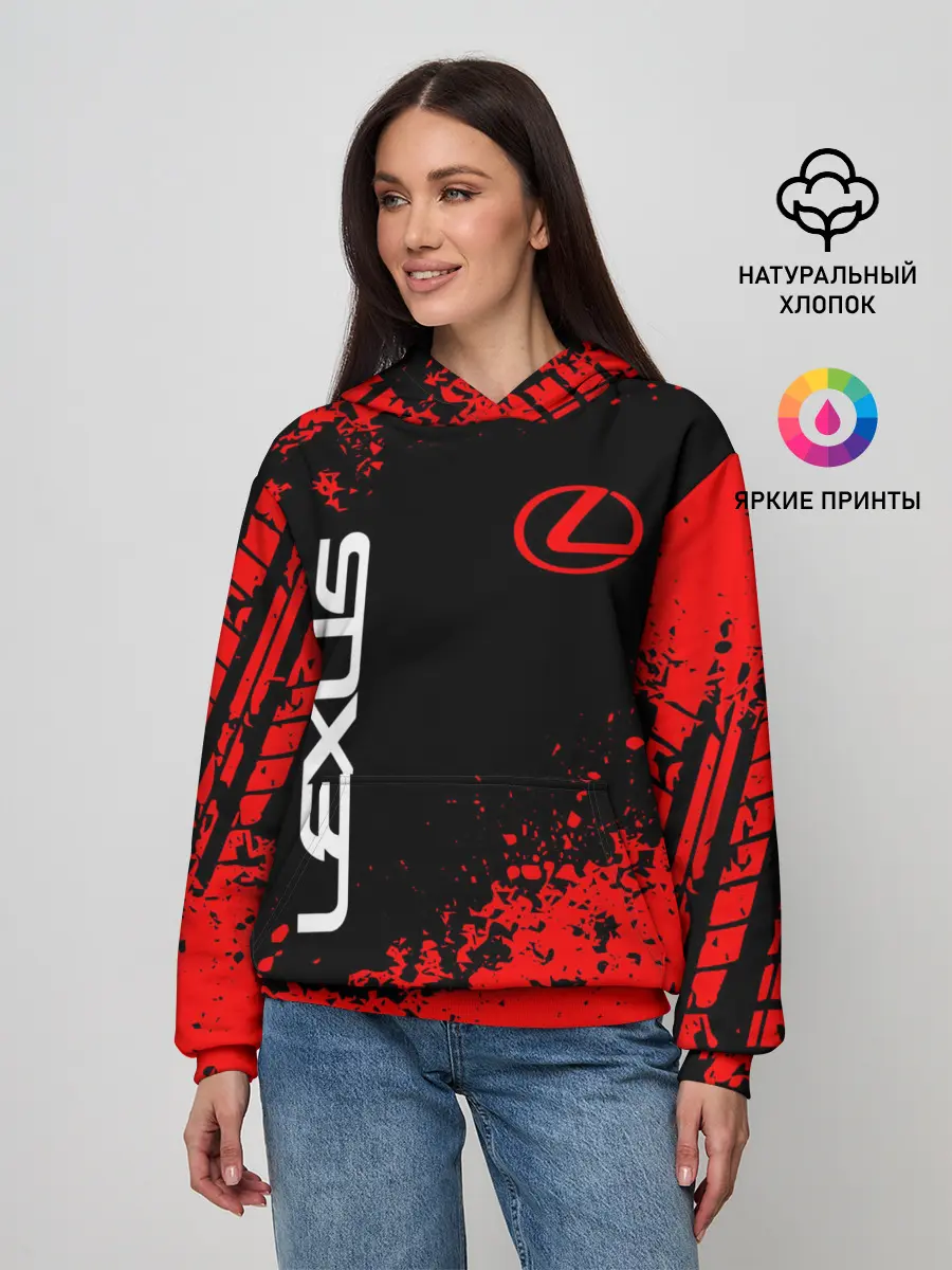 Женское худи / LEXUS.