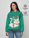 Женское худи / Meow-rry Catmas
