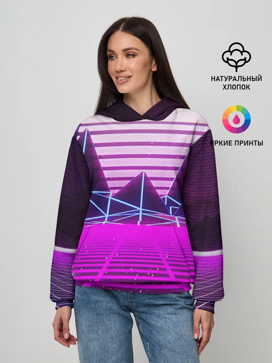 Женское худи / Synthwave