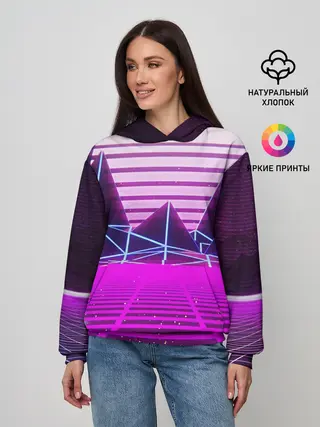 Женское худи / Synthwave