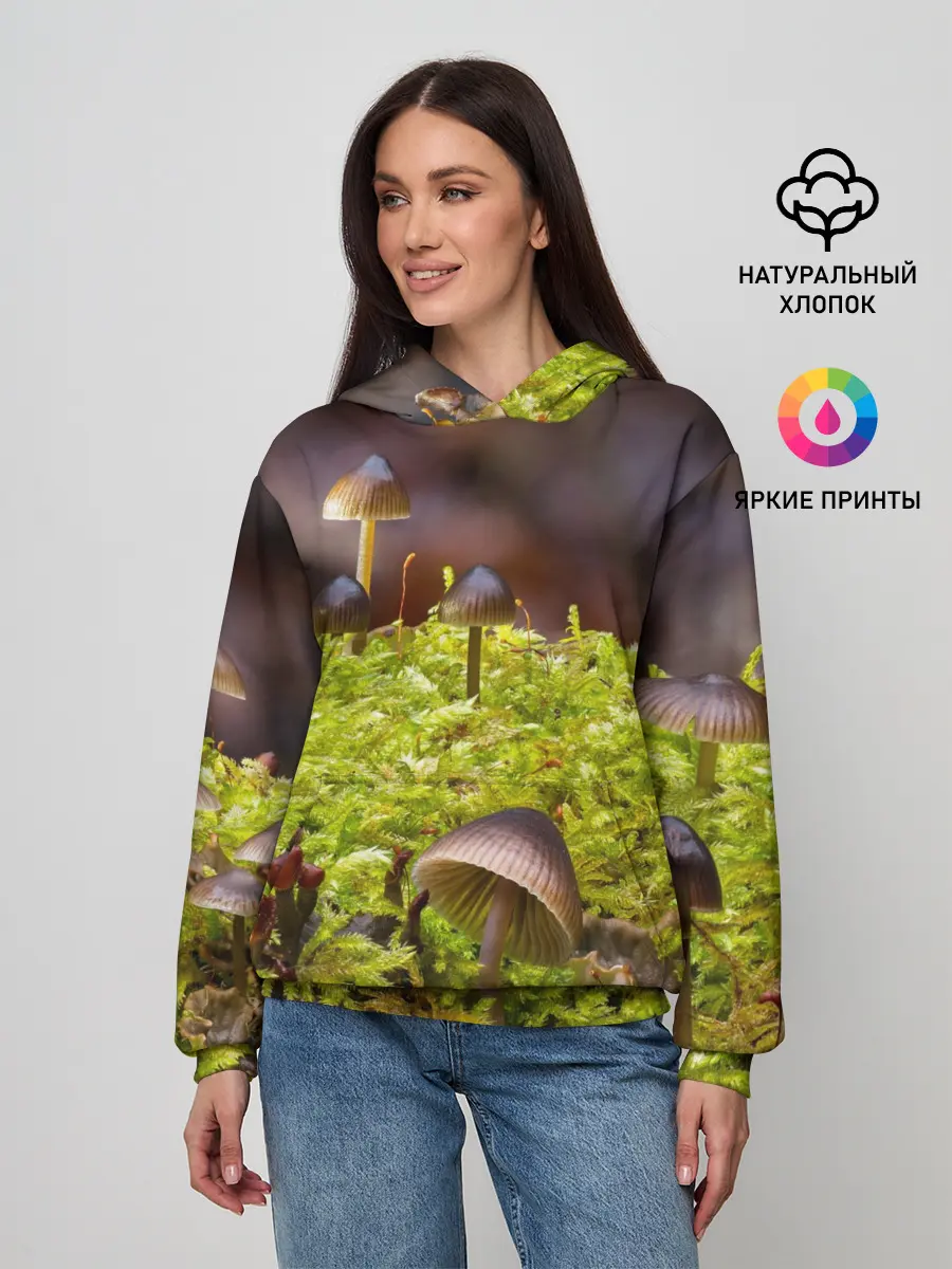 Женское худи / Мох