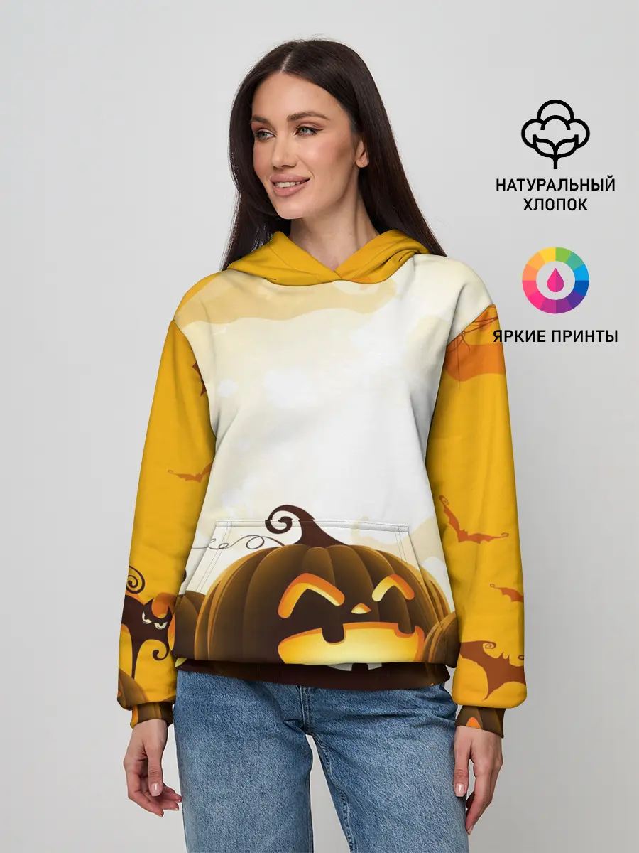 Женское худи / Тыквы