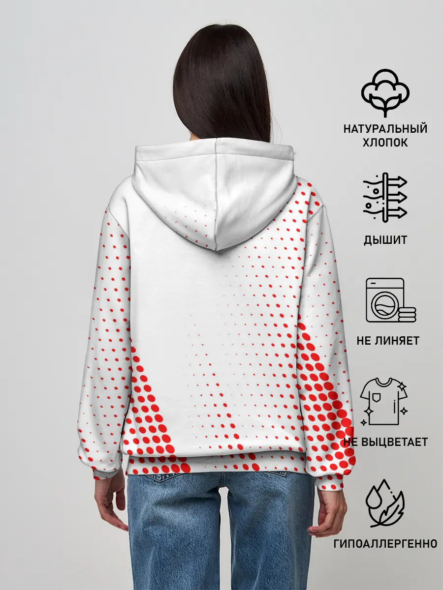 Женское худи / AC MILAN / МИЛАН