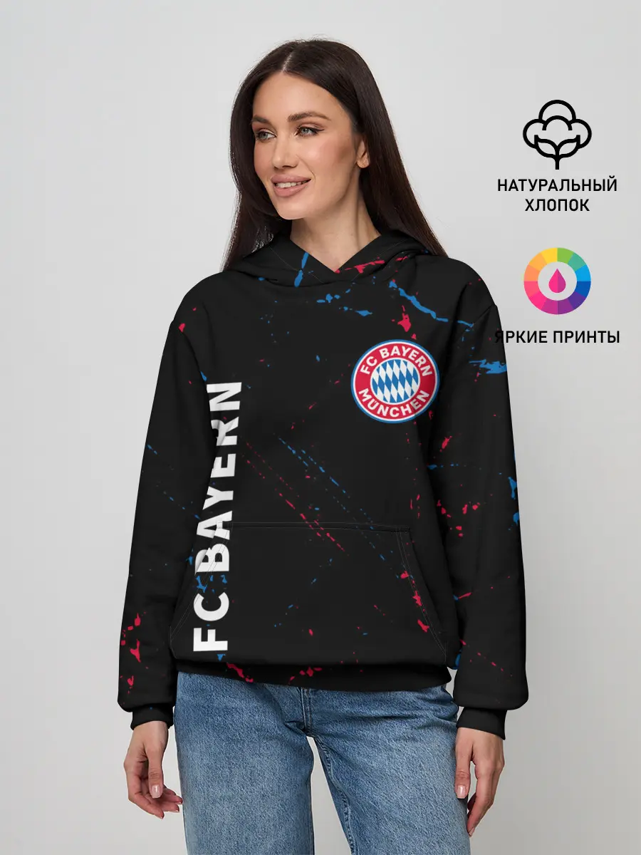 Женское худи / FC BAYERN / БАВАРИЯ