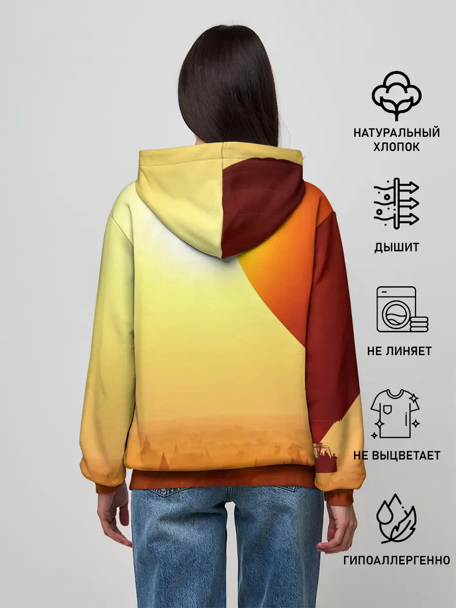 Женское худи / Город в пустыне