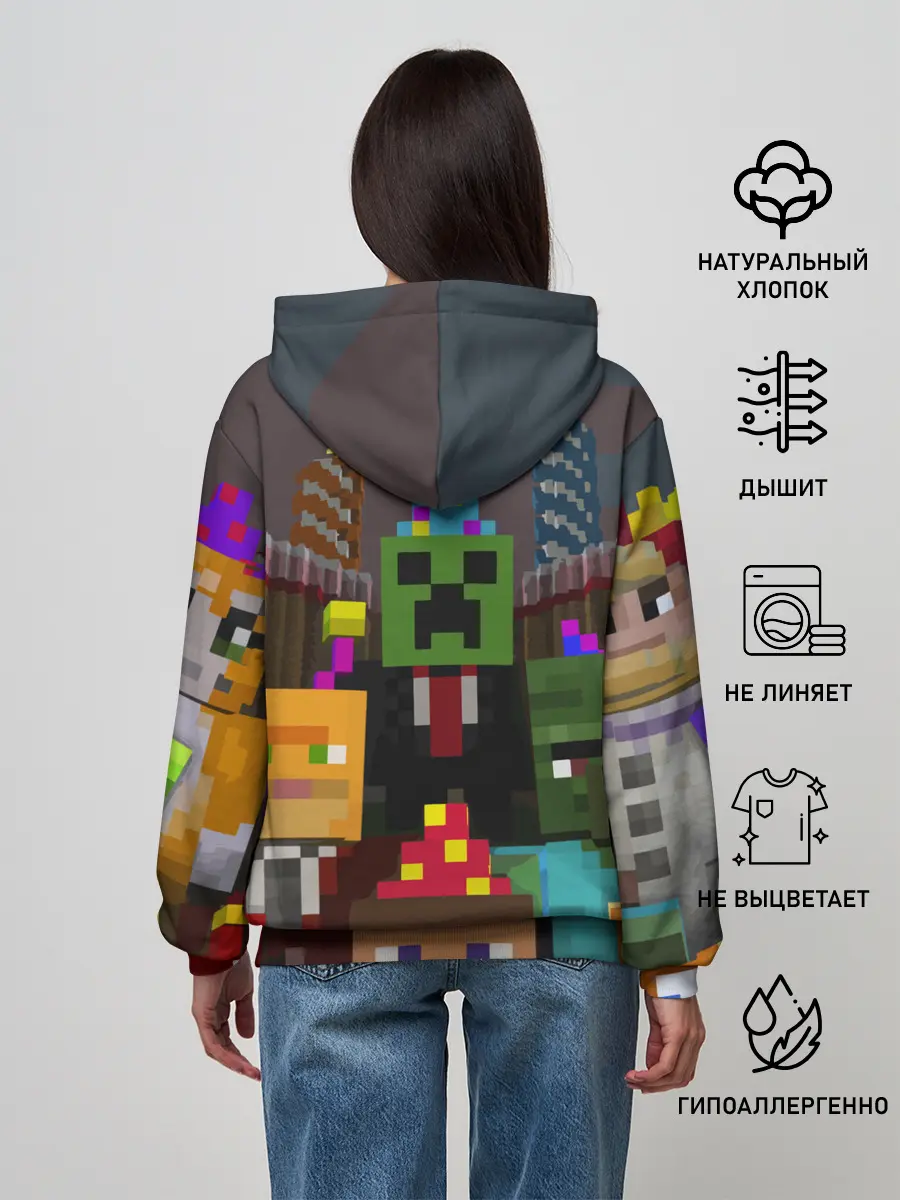 Женское худи / MINECRAFT