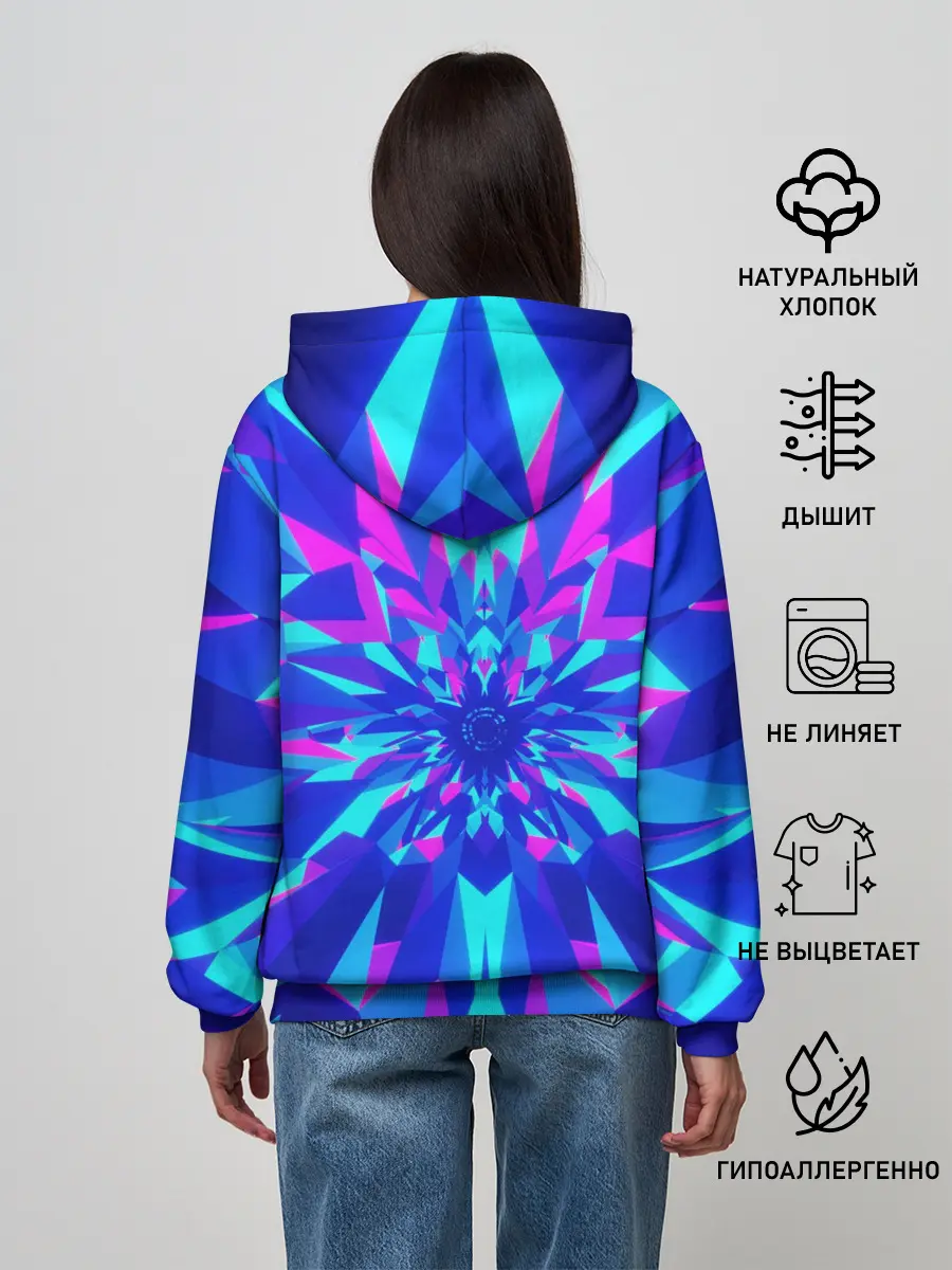 Женское худи / Оптическая иллюзия