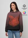 Женское худи / Сердце из отпечатков пальцев