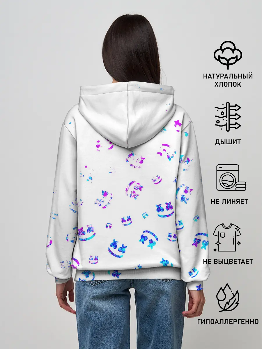 Женское худи / MARSHMELLO / МАРШМЕЛЛОУ