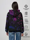 Женское худи / Космический рисунок