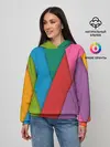 Женское худи / Разноцветный узор