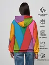 Женское худи / Разноцветный узор