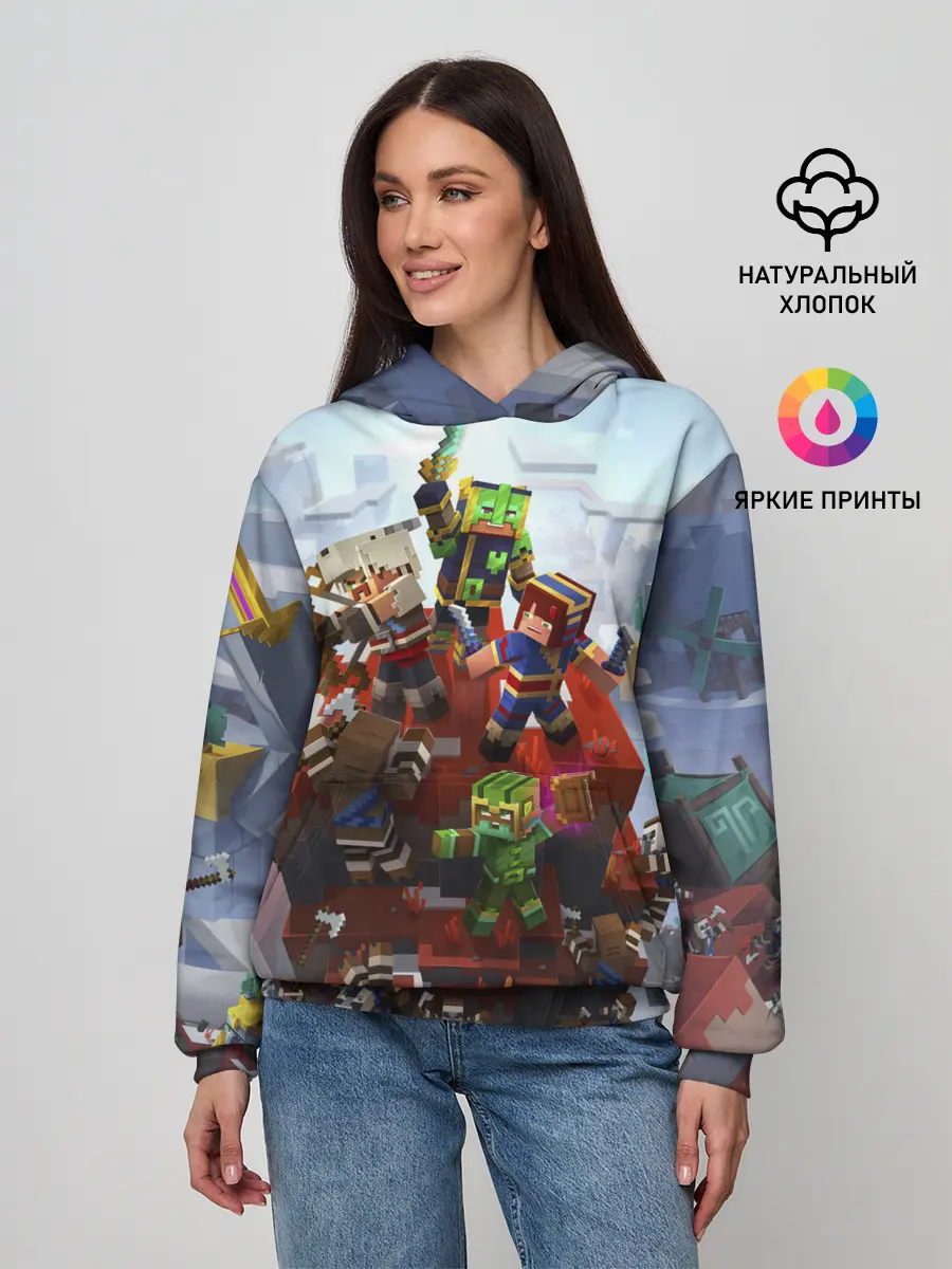 Женское худи / Minecraft Dungeons