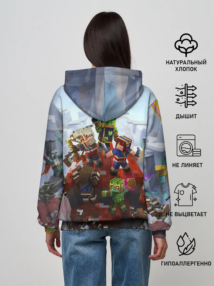 Женское худи / Minecraft Dungeons