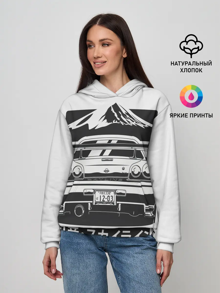 Женское худи / Skyline R 34
