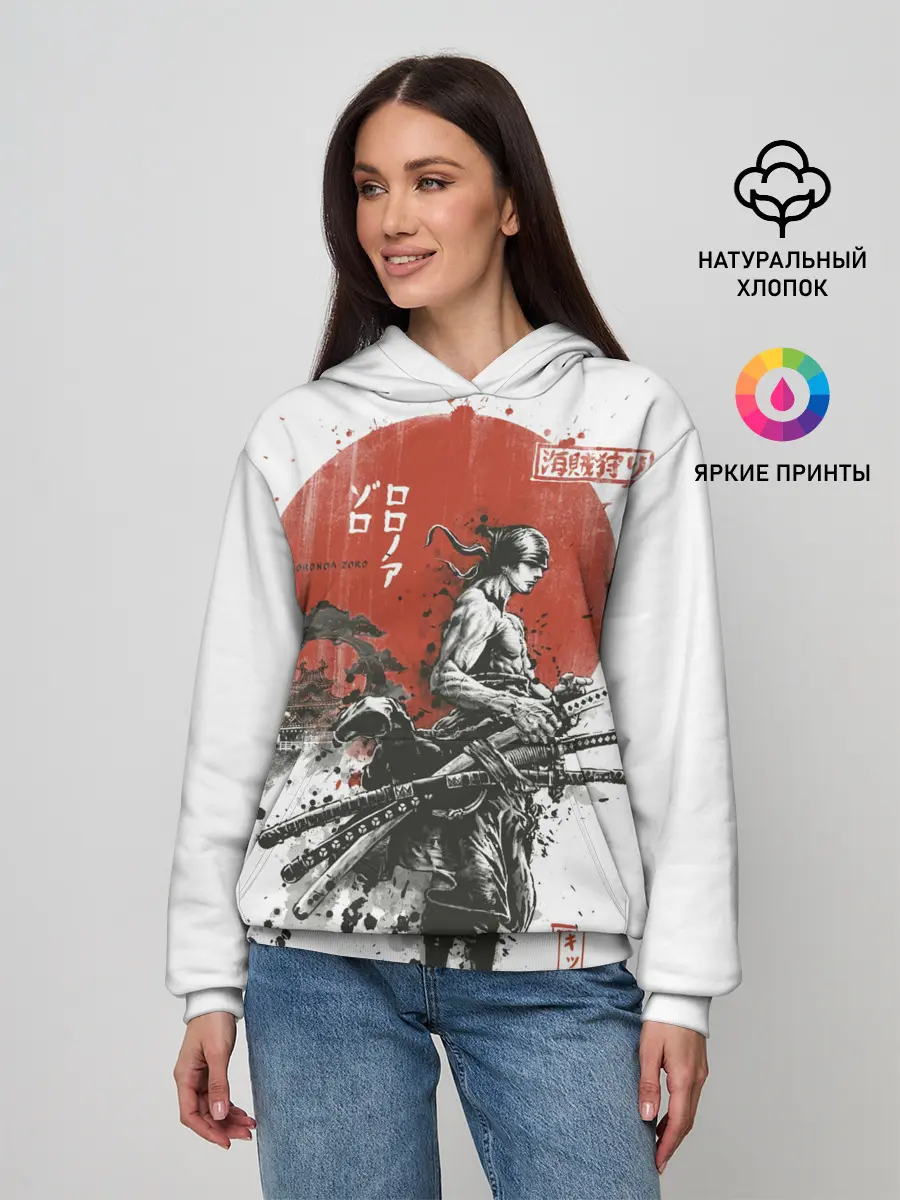 Женское худи / ONE PIECE ZORO Roronoa SAMURAI