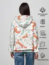 Женское худи / Акварельные лисички