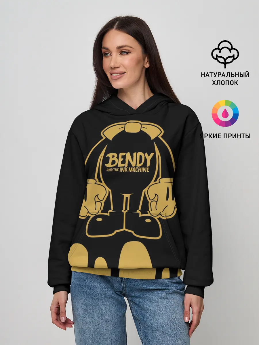 Женское худи / Bendy And The Ink Machine