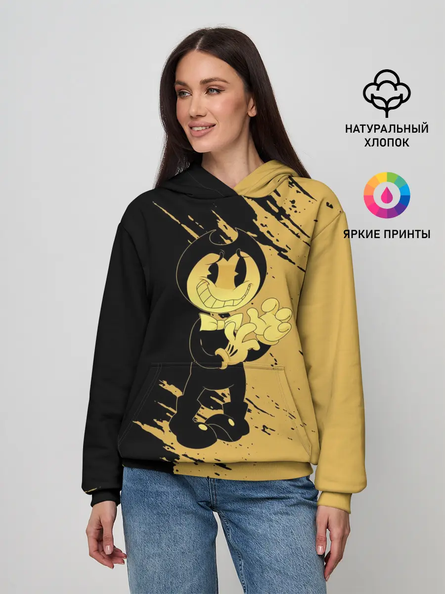 Женское худи / Bendy And The Ink Machine