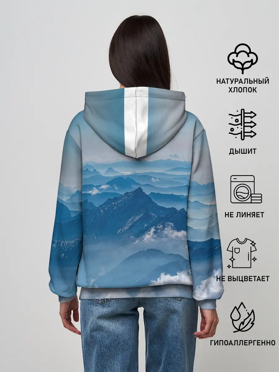 Женское худи / Горы
