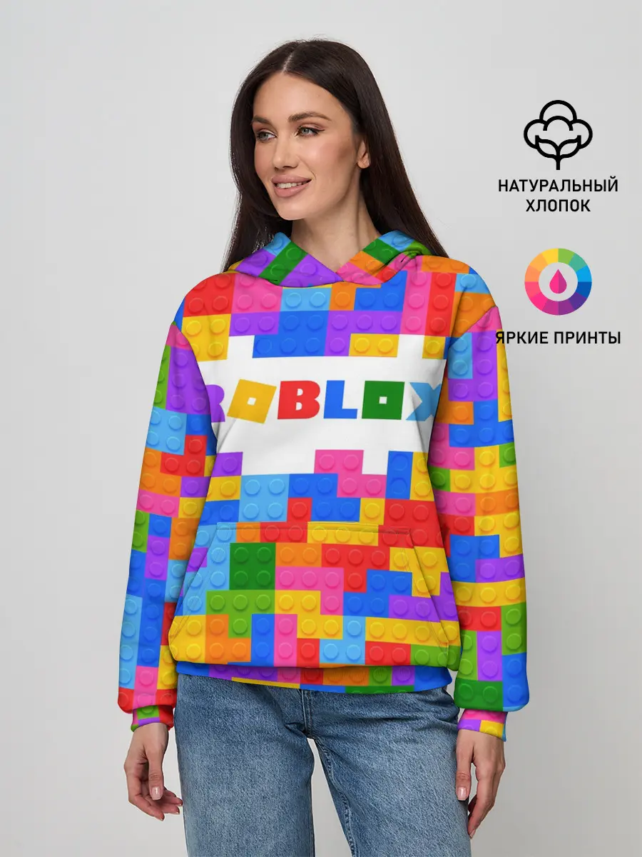 Женское худи / ROBLOX LEGO