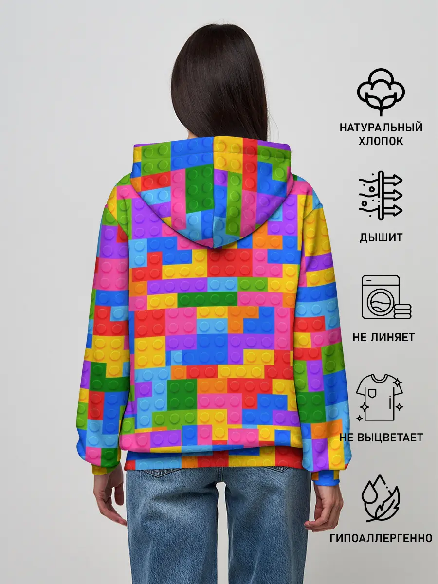 Женское худи / ROBLOX LEGO